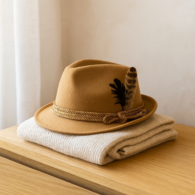 Oktoberfest Hut Herren – Münchner Jazzhut im Bayerischen Stil