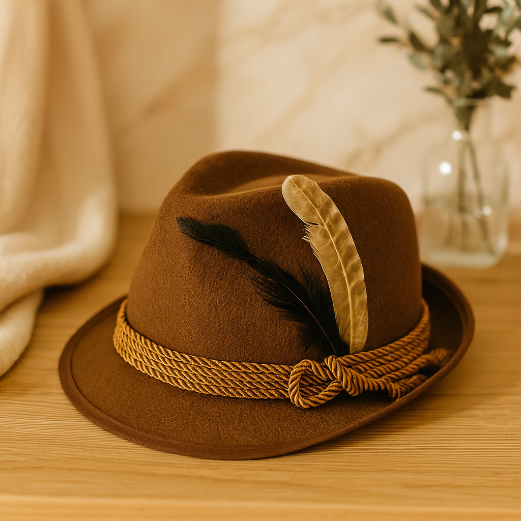 Oktoberfest Hut Herren – Münchner Jazzhut im Bayerischen Stil