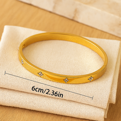 4-teiliges Premium-Armbandset aus Edelstahl – Klassischer Stil