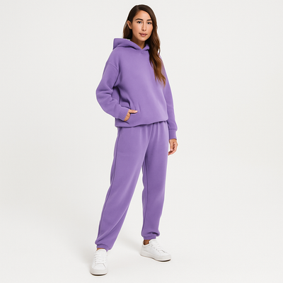 Ultimatives Komfort-Set aus Hoodie und Jogginghose – Gemütliche 2-teilige Loungewear für Frauen