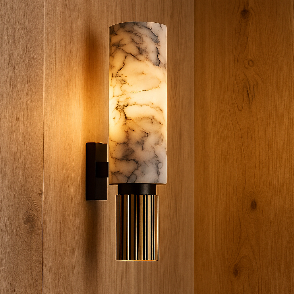 Marbelle – Elegante Wandleuchte mit stilvollem Marmorinspiriertem Muster