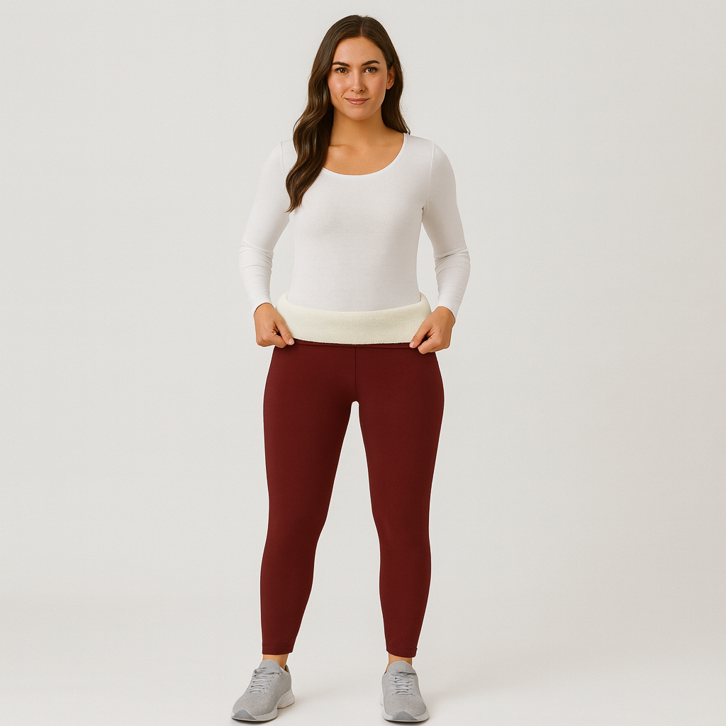 Selora | Kuschelige Thermo-Leggings mit Sherpa-Futter für Damen