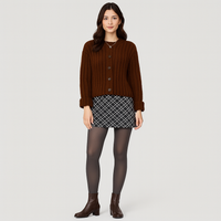 Alenya | Thermo-Strumpfhose mit Fleecefutter für Herbst & Winter in Grau