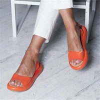 Christa - Damen Sommersandale in Orange