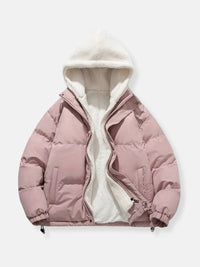 Clara | Warme Steppjacke für Damen Winter Fleece in Rosa