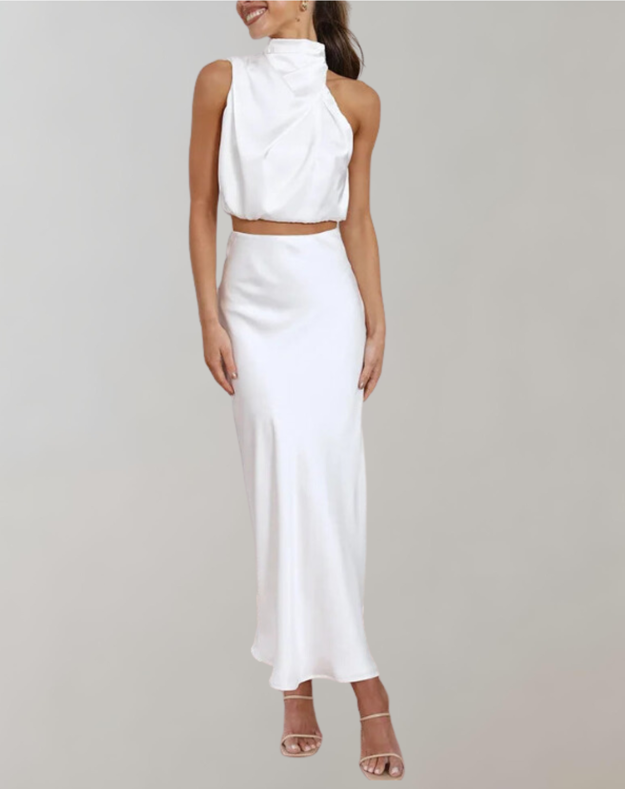 Deslie - Elegantes Maxikleid Set | Maxikleid Set | Zeitlos Sexy Kleid