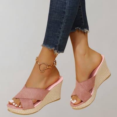 Jenna - Orthopädische Sandalen mit Absatz | Sandalen Damen bequem