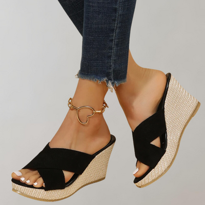 Jenna - Orthopädische Sandalen mit Absatz | Sandalen Damen bequem