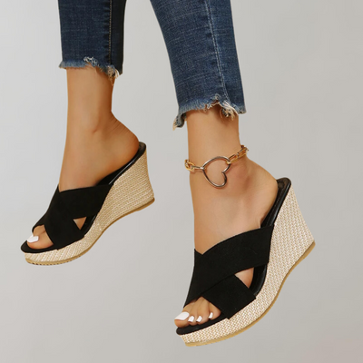 Jenna - Orthopädische Sandalen mit Absatz | Sandalen Damen bequem