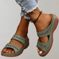 Valentina - Orthopädische Sandalen für Damen | Sandalen damen bequem | Sommer Sandalen Damen in Grün