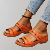 WW - Orthopädische Sandalen für Damen | Sandalen damen bequem | Sommer Sandalen Damen in Orange