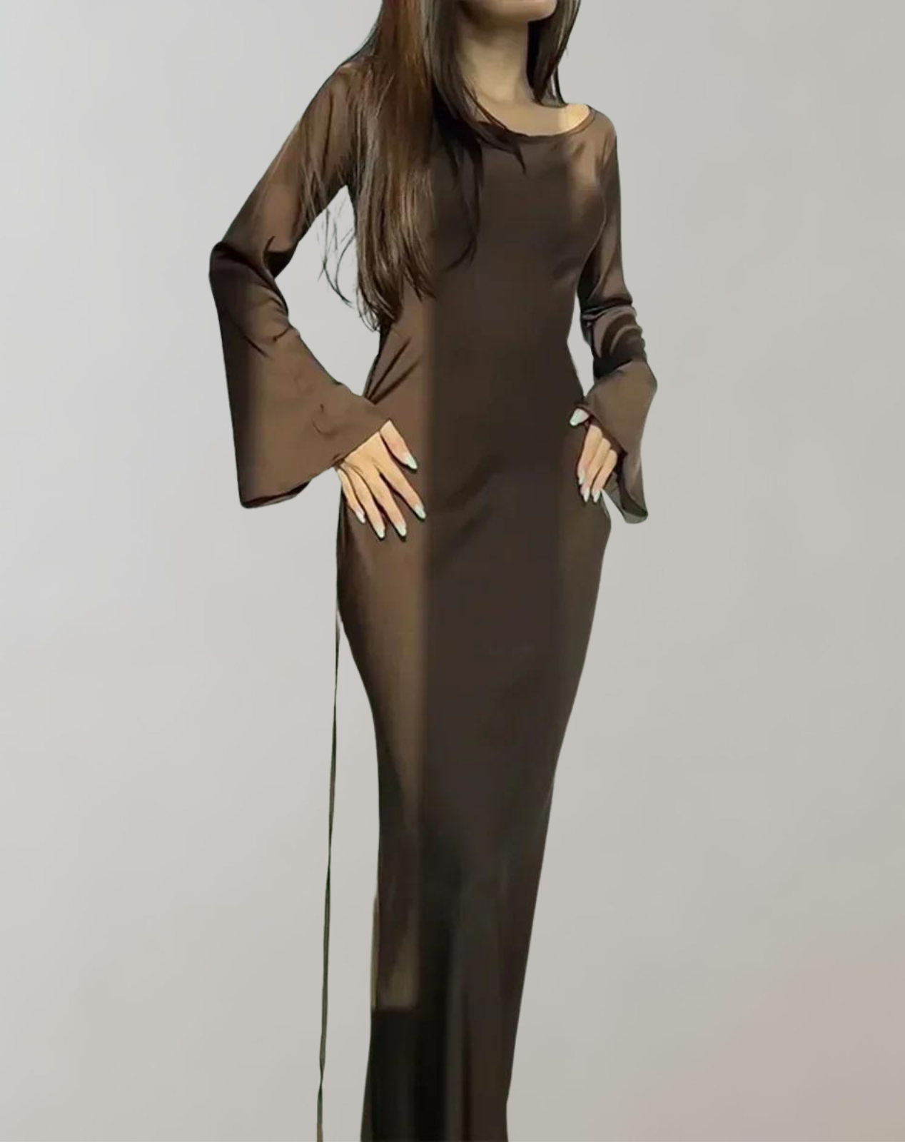 Harriet - Abendkleid für Damen | Anspruchsvolles Abendkleid | Glänzendes sexy Kleid