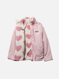 Stylische warme Jacke für Frauen - Cora in Rosa