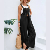 Arlei | Damen Sommer Elegant Einteiler | Leichte in Schwarz
