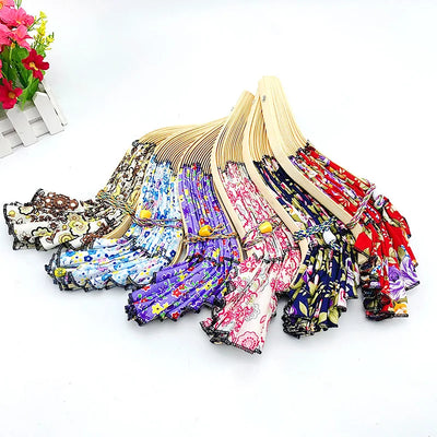 Kreative Faltung Fan Hut Frauen Bambus Seide Mode