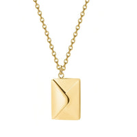 Medaillon mit Liebesbrief - Personalisiert in Gold / Normal