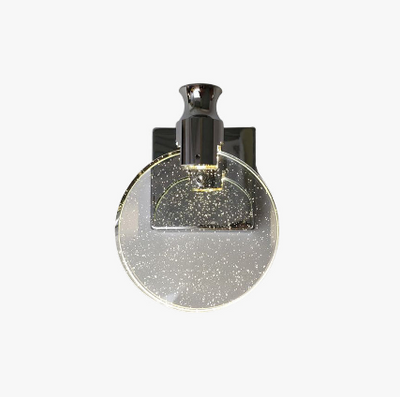 Luxuriöse runde Kristall-Wandleuchte – Celestia