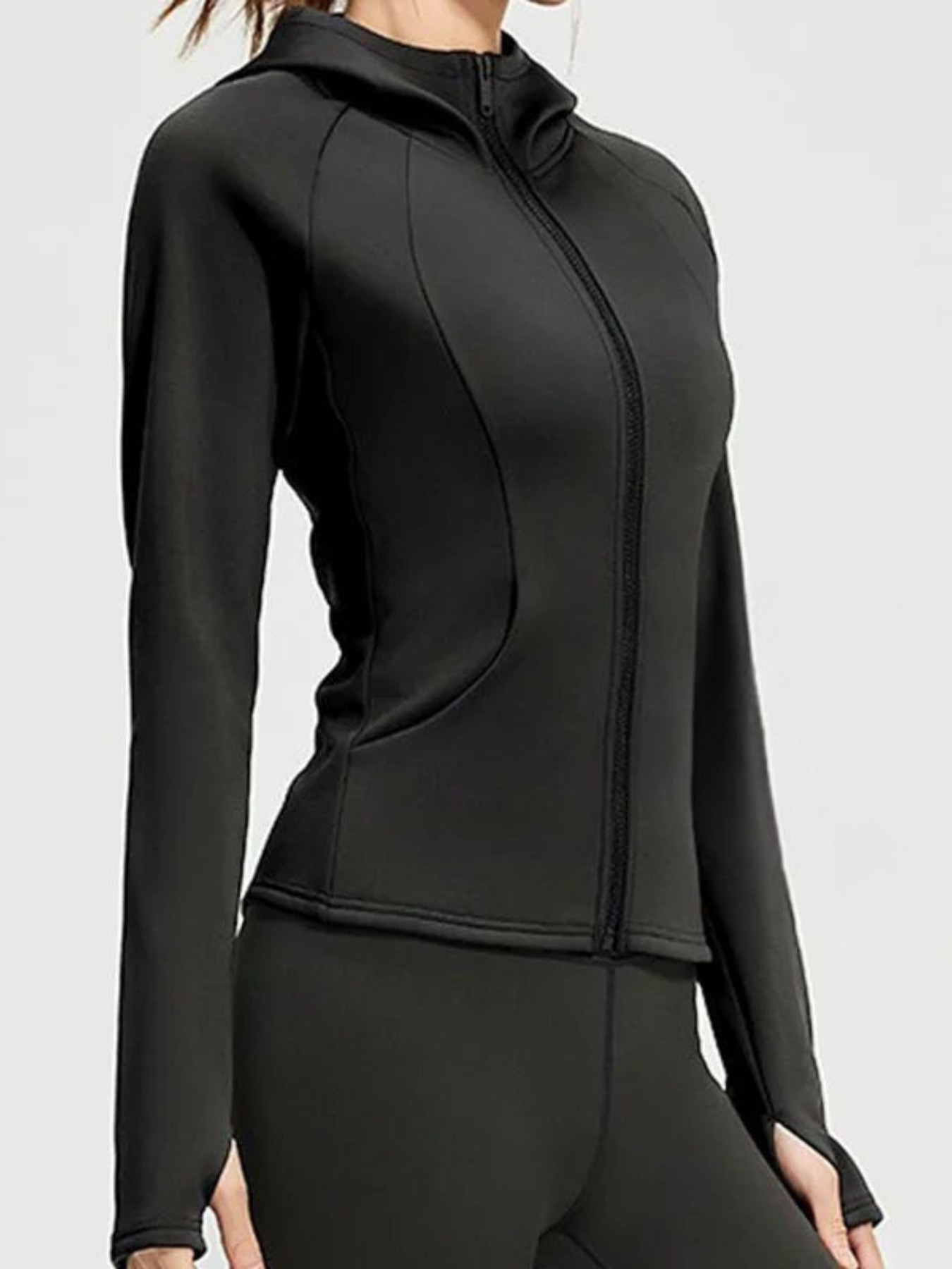 Velora | Atmungsaktive Yogajacke für Damen Winter Slim Fit