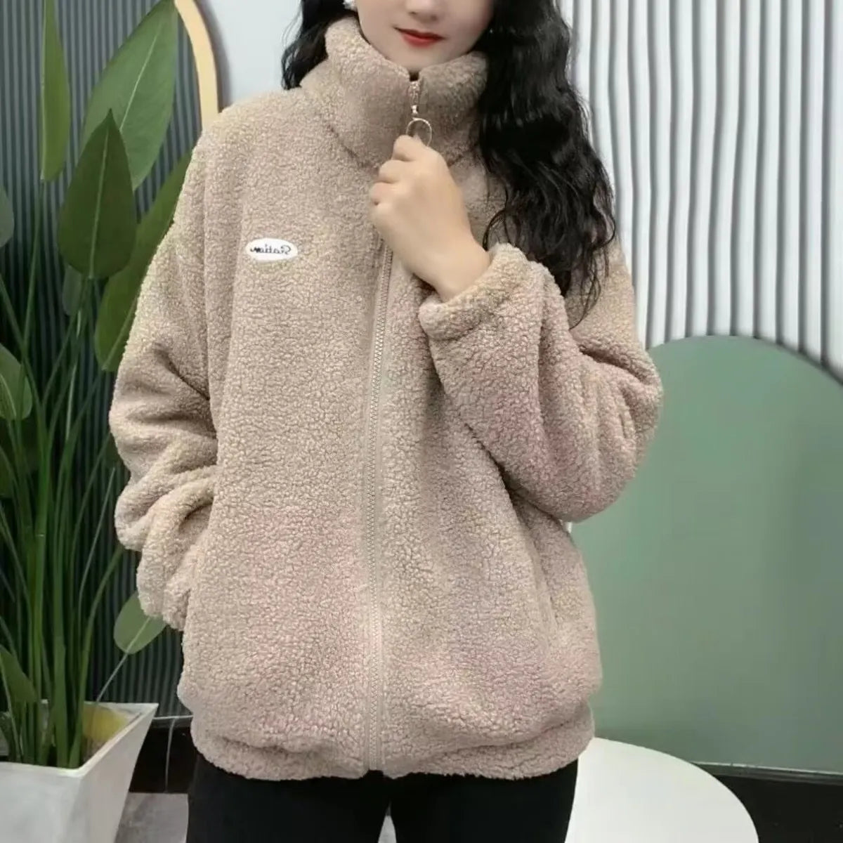 Daniela - Warmer Winter Fleece Jacket für Damen