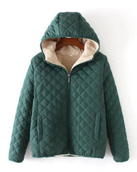 Warme & stylische Jacke für Frauen - Danique in Grün