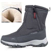 Warme Winter-Schneestiefel für Männer - Dewit in Grau