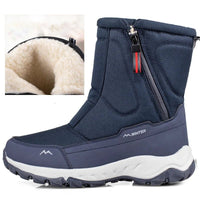 Warme Winter-Schneestiefel für Männer - Dewit in Blau