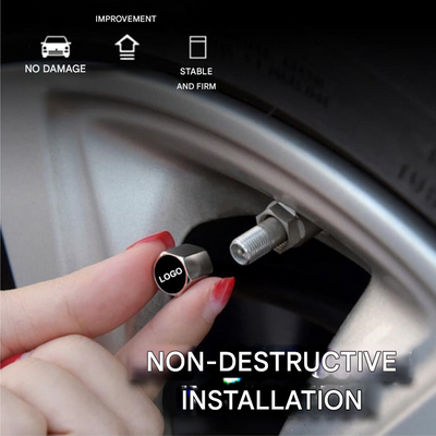 Marke Ventilkappen Set (4 Stück) - WheelTops