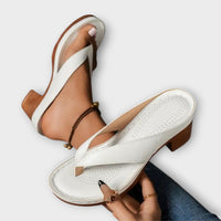 Emily - Orthopädische Hakken Slippers in Weiß