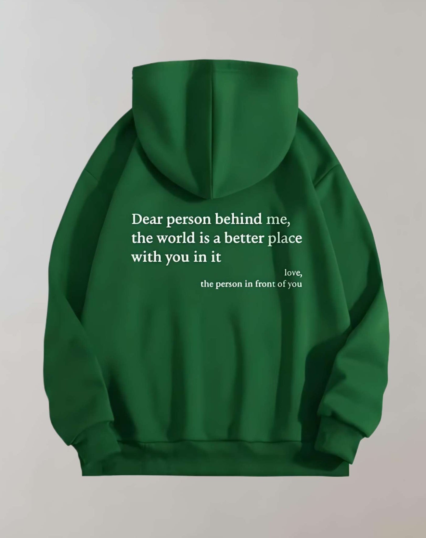 Daisy - Übergroßer Kapuzenpullover mit motivierendem