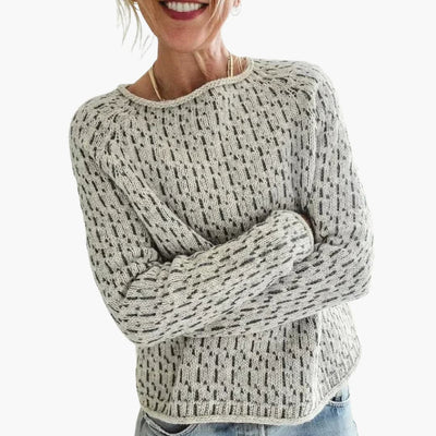 Damen Pullover mit Rundhalsausschnitt