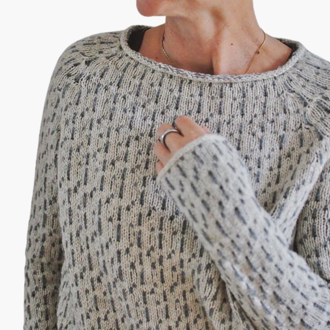 Damen Pullover mit Rundhalsausschnitt