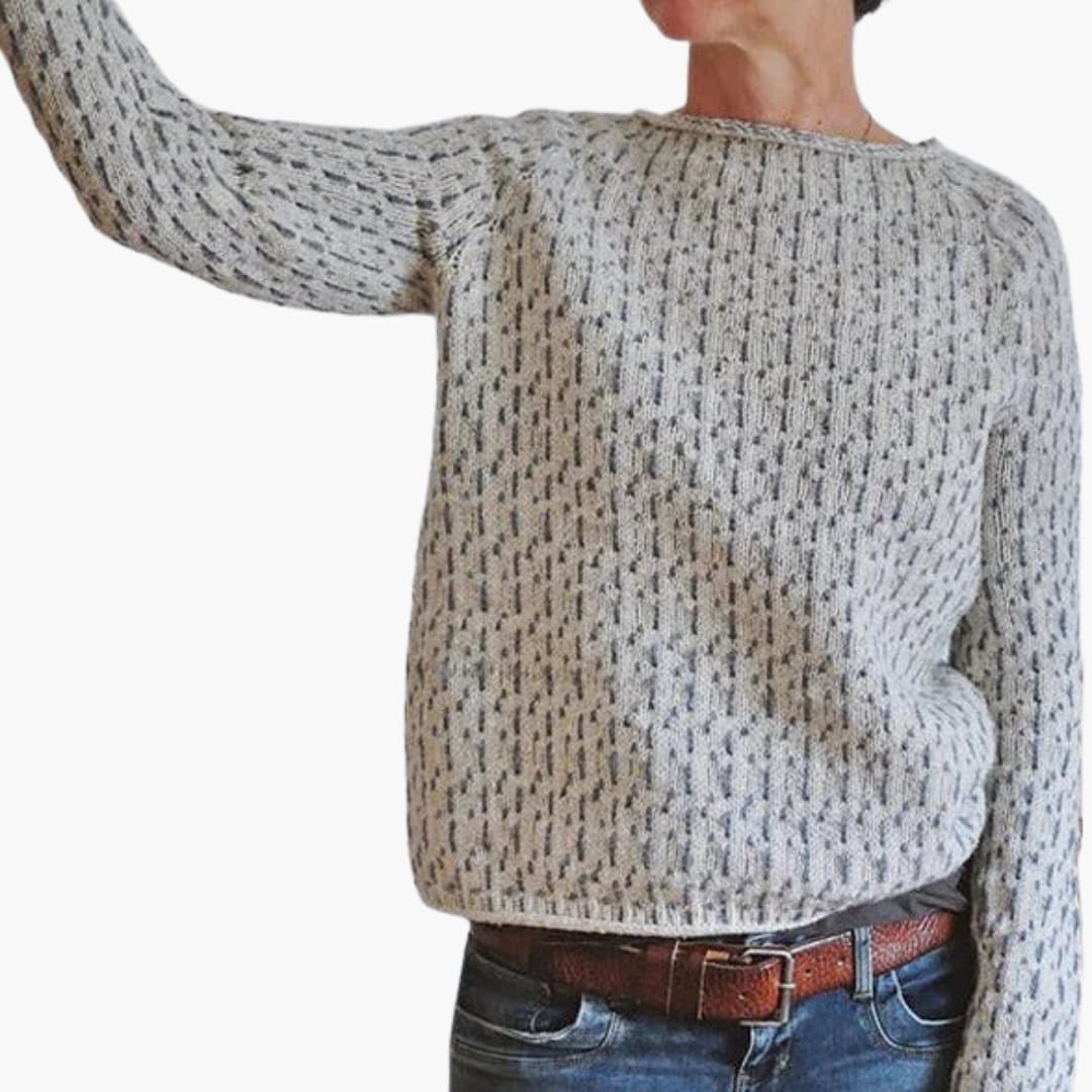 Damen Pullover mit Rundhalsausschnitt