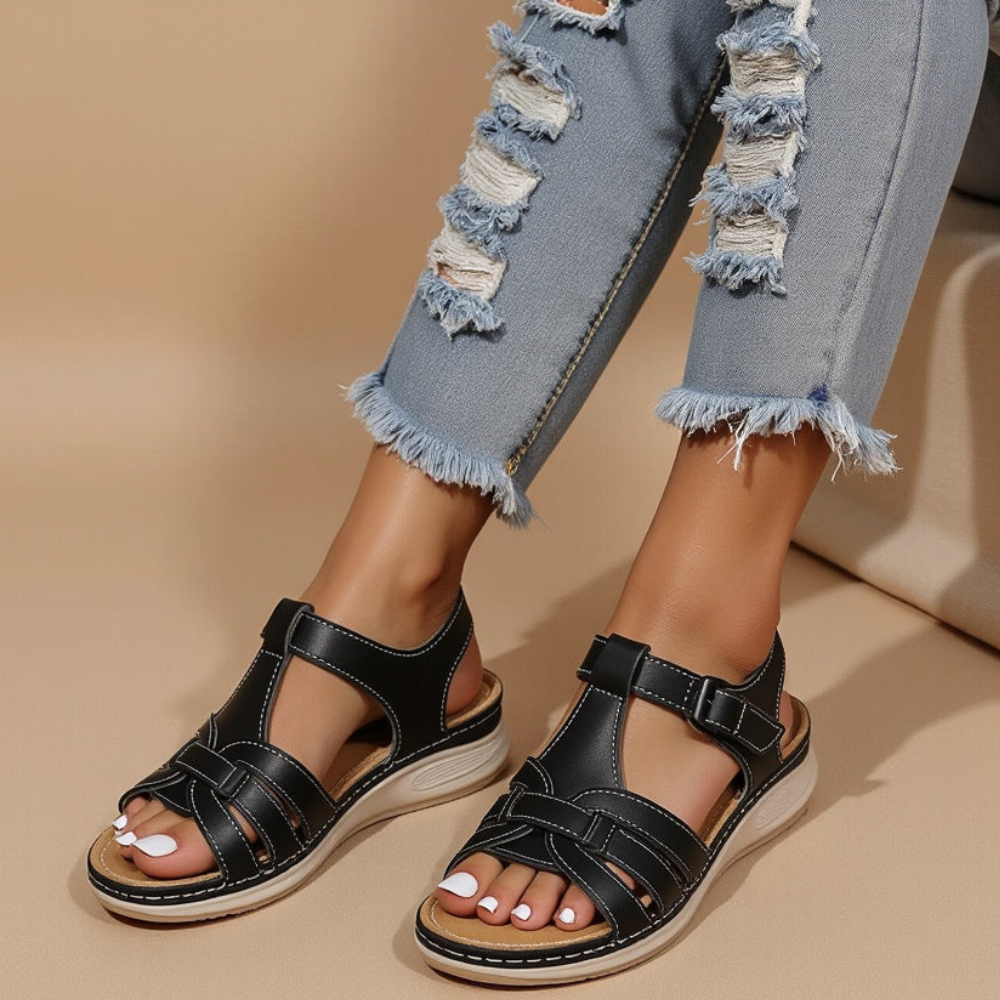 Damen Bequeme Plattform-Sandalen | Outdoor Sommerschuhe