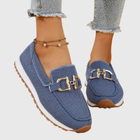Damen Orthopädische Loafer mit Arch Support Lässig und Komfortabel in Blau