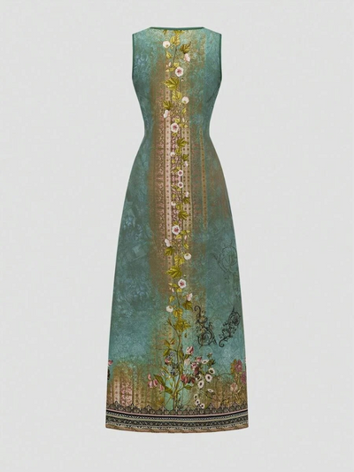 Damen stylisches ärmelloses langes Oberteil- und Hosen-Set | Moderne