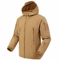 Modische winddichte Herrenjacke - Daniel in Khaki