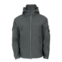Modische winddichte Herrenjacke - Daniel in Grau
