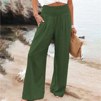 Elaine - Elegante Damenhose für stilvolle Auftritte in Dunkelgrün