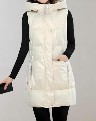 Darlene - Lange und bauschige Jacke mit