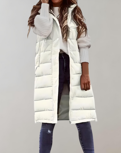 Darlene - Lange und bauschige Jacke mit