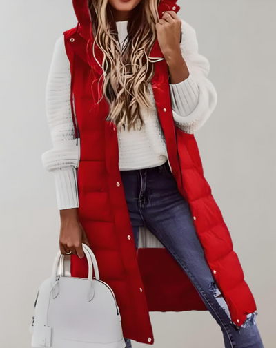 Darlene - Lange und bauschige Jacke mit