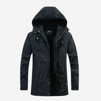 Lorenz Weiß I Bequeme jacke in Schwarz