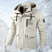 Ronaldo - Wind- und wasserdichte Winterjacke in Weiß
