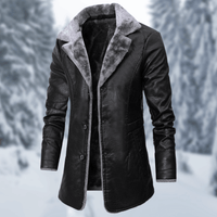Remington - Bequemer und warmer Mantel in Schwarz