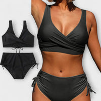Moni - Stilvolles 2-teiliges Bikini Set in Schwarz