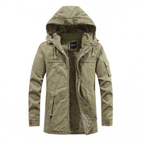 Bequeme Fleecejacke - Dirk in Khaki