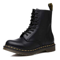 Lernende Veterstiefel mit Gripsohle – Victor in Schwarz