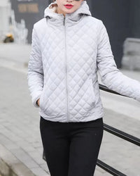 Warme & stilvolle Damenjacke - Ellia in Grau