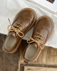 Retro Oxford Schuhe für Damen – Isadora in Braun
