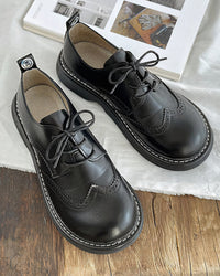 Retro Oxford Schuhe für Damen – Isadora in Schwarz